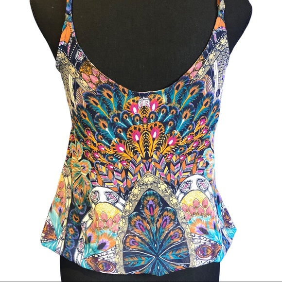 Veronica M Multicolor Patterned Tank Top - Picture 2 of 5